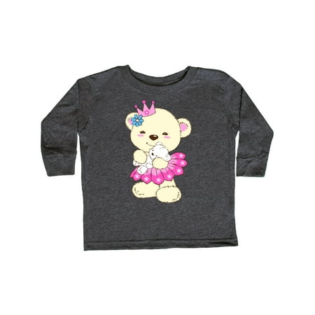 

Inktastic Princess Bear Gift Toddler Toddler Girl Long Sleeve T-Shirt