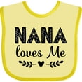 thumbnail image 3 of Inktastic Nana Baby Girl Clothes Girls Baby Bib, 3 of 4