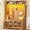 Rustic Brown, variant on Farmhouse Hall Tree with 9 Coat Hooks, Bench and Shoe Storage, 5-in-1 Entryway Bench