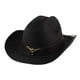 thumbnail image 4 of Sombrero de vaquero occidental clásico, de para , vacaciones al aire libre, verano, hombres , negro Yinane Sombrero de vaquero, 4 of 8