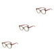 thumbnail image 1 of Qarigey Gafas de ojo de gato Estampado de leopardo Gafas de estilo vintage de gran tamaño Gafas de montura grande para Optical Street Snap Red Type1 NO1, 1 of 6