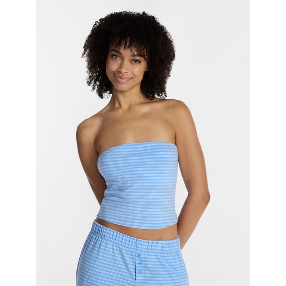 No Boundaries Cloud Core Sleepwear Tube Top, Women’s and Women’s Plus XXS-3X