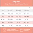 thumbnail image 4 of Pantalones cortos moldeadores de talle alto - Fajas moldeadoras para mujer Control de barriga Tallas pequeñas a grandesNegroXXX-Large esquí esquí Gafas de esquí, 4 of 5