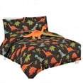 thumbnail image 2 of Gorgeous Home Linen Reversible Dinosaur Brown Full Comforter 8-Piece Bedding Set, 2 of 3