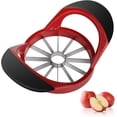 thumbnail image 1 of 1 Piece 4.72 Inch Stainless Steel Apple Corer Slicer 12 Sharp Blades Anti Slip Handle Fruit Divider, 1 of 8