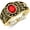 Yellow Gold, variant on High School College Class Ring for Men and WoMen Peralized Birthstone Ring Customized Graduation Ring in 10K/14K/18K Gold/Sterling Silver Size 4-15 (With Gift Box)