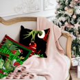 thumbnail image 3 of Juego de 4 fundas de almohada navideñas de 18.0 x 18.0 in, para decoraciones navideñas, funda de almohada de granja navideña de invierno, fundas de almohada de lino y algodón, decoración navideña para, 3 of 3