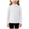 thumbnail image 4 of OJSFQUFP Kids Ribbed Sweater Solid Color Long Sleeve Slim Fit Knit Base Layer Shirts for Boys Girls, 4 of 9