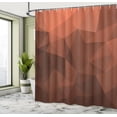 thumbnail image 4 of Ambesonne Valentine's Day Shower Curtain, Art Geometric Print, 69"Wx84"L, Redwood, 4 of 4