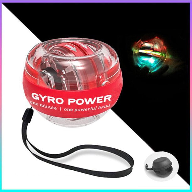 BALL LED Gyroscopic Powerball Autostart Range Gyro Power Wrist Arm Exercise Ball Toy 