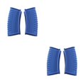 thumbnail image 1 of Billuyoard 2 piezas de soporte para mango de olla, accesorio seguro para utensilios de cocina, funda resistente al calor, Clip de silicona para el hogar con Azul Solo agujero 2piezas Billuyoard CBP457866, 1 of 6