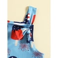thumbnail image 6 of Wassery 4th of July Toddler Girls Summer Casual Sling Jumpsuit Sleeveless Stars Stripe/Ice Cream Print Romper Infant Independence Day Clothes 12M-5T, 6 of 9