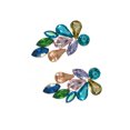 thumbnail image 2 of Qarigey 1 par de pendientes coloridos de diamantes de imitación, pendientes exagerados, pendientes de gota de estilo americano, joyería para bodas y Ropa, zapatos y accesorios Miscelánea Vistoso Qarigey AP017535-03, 2 of 6