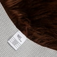thumbnail image 4 of Walk on Me Faux Fur Area Rug Luxuriously Soft and Eco Friendly, 2' x 6', Brown, 4 of 5