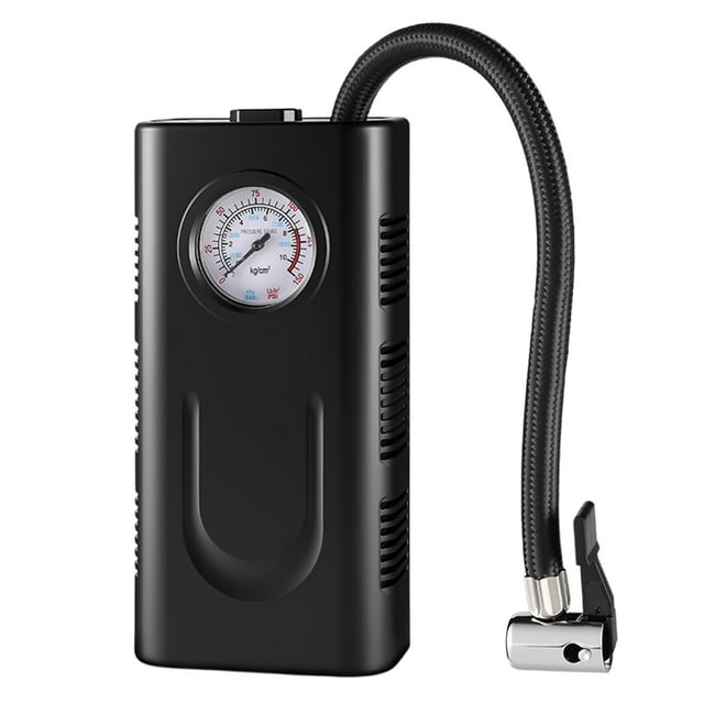 Inflador de neumáticos portátil Aaa150PSI, compresor de aire, bomba de aire para neumáticos de coche, 12 V, manómetro digital con luz LED de emergencia, bomba de inflado de plástico para coches.