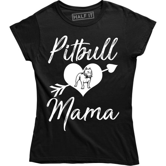 Pitbull Mama American Bully Dog Funny Puppies Lover Women's T-Shirt