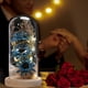 thumbnail image 5 of Un regalo de vacaciones para familiares y amigas. Girasol artificial con cúpula de cristal con tira LED., 5 of 5