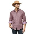 thumbnail image 2 of sogami Men's Denim Shirts Long Sleeve Casual Button Down Shirt with Pocket, 2 of 7