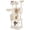 Beige, variant on HarmonyStrings 64.5in Extra Large Cat Tree with 2 Perches, 2 Condos, 5 Scratching Posts, Funny Hammock & Basket & Dangling Balls, Multi-Level Cat Tower for Indoor Felines-Pink
