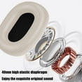 thumbnail image 4 of Wireless Over Ear Headphones, Noise Canceling Bluetooth 5.4 Headphones with Microphones,60H Playtime,Foldable,Breathable Soft Earpads for Smartphones, Tablets&Laptops （Khaki）, 4 of 6