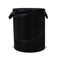thumbnail image 2 of Bolsa de residuos de jardinería portátil, contenedor de recolección de césped, bote de basura, contenedor de basura de hojas para el hogar a prueba de Negro 24 gal 90L Soledad Contenedor de basura de hoja, 2 of 10