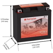 GS Battery GT14B-4 SLA Battery Replacement ST14B-4 12V 12AH 210 CCA Spillproof