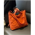 thumbnail image 3 of Kukuzhu Puffer Tote Bag Women Quilted Shoulder Crossbody Handbag Lattice Nylon Padded Hobo Cotton Puffy Purse Casual Satchel, 3 of 7