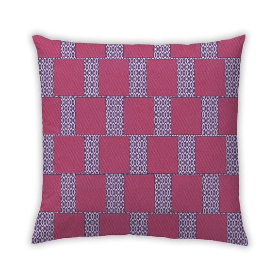 Ahgly Company Outdoor Square Contemporary Throw Pillow, 18 inch by 18 inch