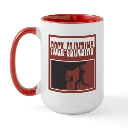 

CafePress - Rock Climbing Large Mug - 15 oz Ceramic Large Mug