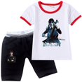 thumbnail image 1 of Nueva camiseta de manga corta de algodón para niños, ropa de verano, pijama, ropa de dormir zhangmenya LED, 1 of 2