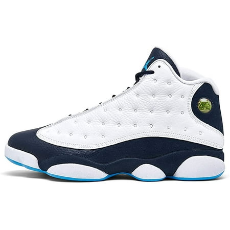 Jordan 13 Retro Obsidian White/Blue Basketball Shoes (414571 144) Men Size 10.5