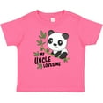 thumbnail image 3 of Inktastic My Uncle Loves Me- cute panda Boys or Girls Baby T-Shirt, 3 of 5