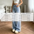 thumbnail image 3 of TSHXS Kids Jeans Little Girls Light Wash Loose Denim Pants Vertical White Side Stripes Light Weight Casual Jeans for Fall Spring（Blue,12-13 Years）, 3 of 5