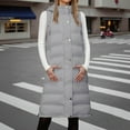 thumbnail image 2 of Vividxx Winter Hooded Vest Long Sleeveless Gilet With Zip Front Lined Warm Outerwear Coat Fall Fashion Outfits, 2 of 8