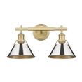 thumbnail image 2 of Golden Lighting - Orwell - 2 Light Bath Vanity-9.88 Inches Tall and 18.25 Inches, 2 of 3