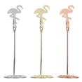 thumbnail image 1 of CIMAXIC Wedding 3pcs Flamingo Shape Cards Clamp Stand Photo Clips Wedding Party Desktop Decoration,5.31"X1.57"X1.57", 1 of 5