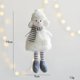 thumbnail image 1 of Colgante de Ángel para niña, decoraciones de árbol de Navidad, decoración de cornamenta, adornos de felpa, adorables muñecas de fiesta, colgantes de Ángel de Navidad, 1 of 4