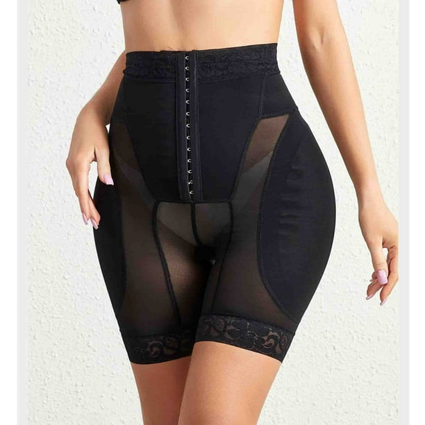 Fajas moldeadoras de cintura alta para mujer, pantalones con botones, realzadores de glúteos y cadera, moldeadoras de licra.