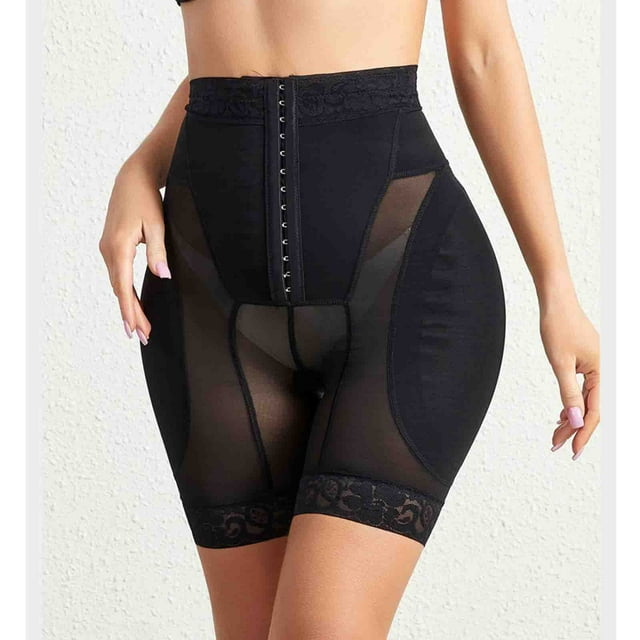 Fajas moldeadoras de cintura alta para mujer, pantalones con botones, realzadores de glúteos y cadera, moldeadoras de licra.