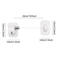 thumbnail image 3 of 2PCS Fridge Lock, Upgraded Refrigerator Lock for Freezer, Cabinets and Drawers, Air Fryer, Closets, Windows, Doors, Durable ABS with Backing, No Tools Needed, 3 of 7