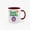 Red, variant on ‌ Send Snacks! Cartoon Graphic Ceramic Coffee Mug - 11 Ounces, Trending Office Water Cup for Men & Women