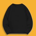 thumbnail image 5 of KAUOD Boys Long Sleeve Shirts Crewneck Cotton Pullover Sweatshirts Kids Oversized Casual Fashion Solid Basic Drop Shoulder Tee Tops, 5 of 5