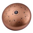 thumbnail image 4 of Tambor de percusión Irfora Profesional 14 pulgadas 15-Tone Steel Tongue Drum Hand Pan Drum C Llave Instrumento de percusión con mazo de tambor Bolsa de transporte Irfora Tambor de percusión, 4 of 7
