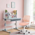 thumbnail image 2 of Silla Escritorio HOMEMAKE FURNITURE Niña Rosa Claro Giratoria Altura Regulable Moderno, 2 of 6