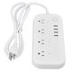 thumbnail image 4 of Regleta inteligente con Control de voz, interruptor de sincronización, salida 4USB, protector contra sobretensiones WiFi para enchufe TUYA US de 100V-240V, 4 of 5