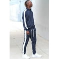 thumbnail image 3 of Victorious Men's Essential Side Stripe Tracksuit Navy X-Large, 3 of 4