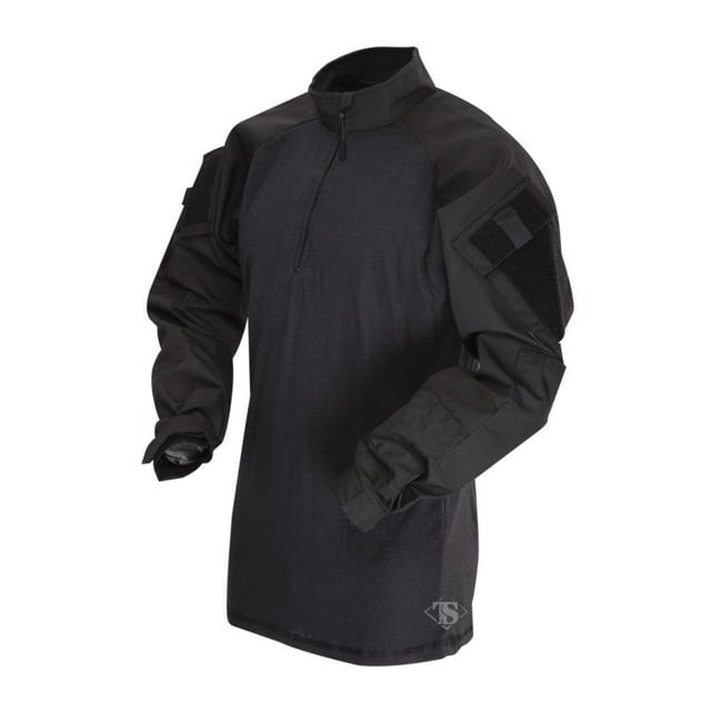 Camisa de Combate Táctica Tru-Spec T.R.U. con Cierre 1/4 y Mangas Largas para Hombre