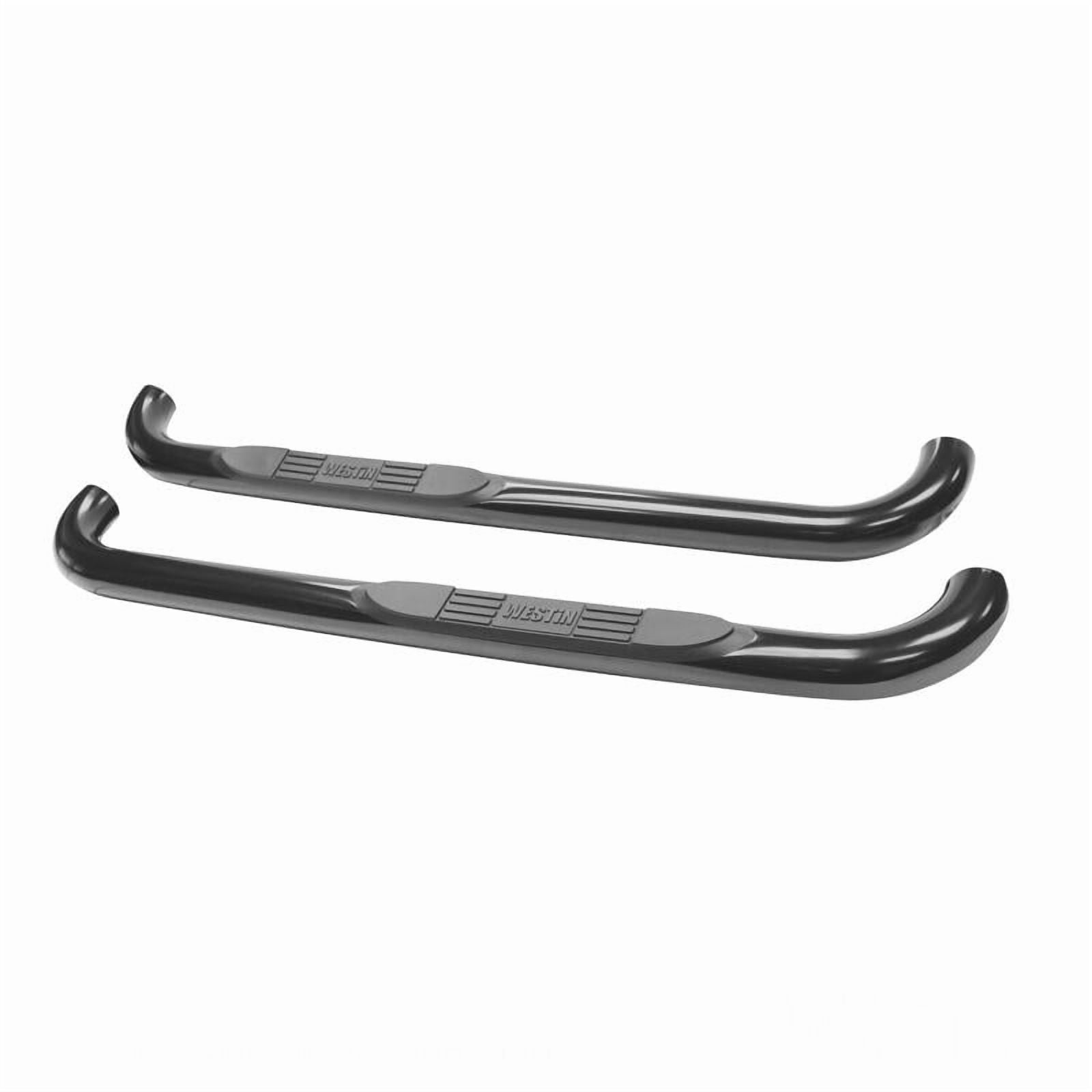 Westin 23-0505 E-Series 3" Round Nerf Step Bars - Black Powdercoat Finish Fits select: 1988-2000 CHEVROLET GMT-400, 1995-1999 CHEVROLET TAHOE