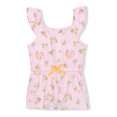 thumbnail image 2 of Young Hearts Baby Girl 2 PACK RIB FLORAL ROMPERS W/HEADBAND (Size 3M-9M), 2 of 5