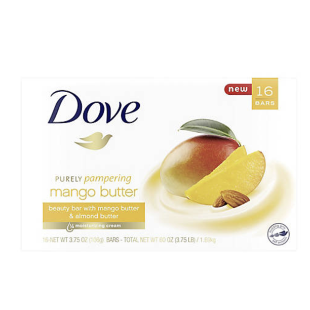 More Images Dove Mango and Almond Butter Soap Bars, 32 ct.